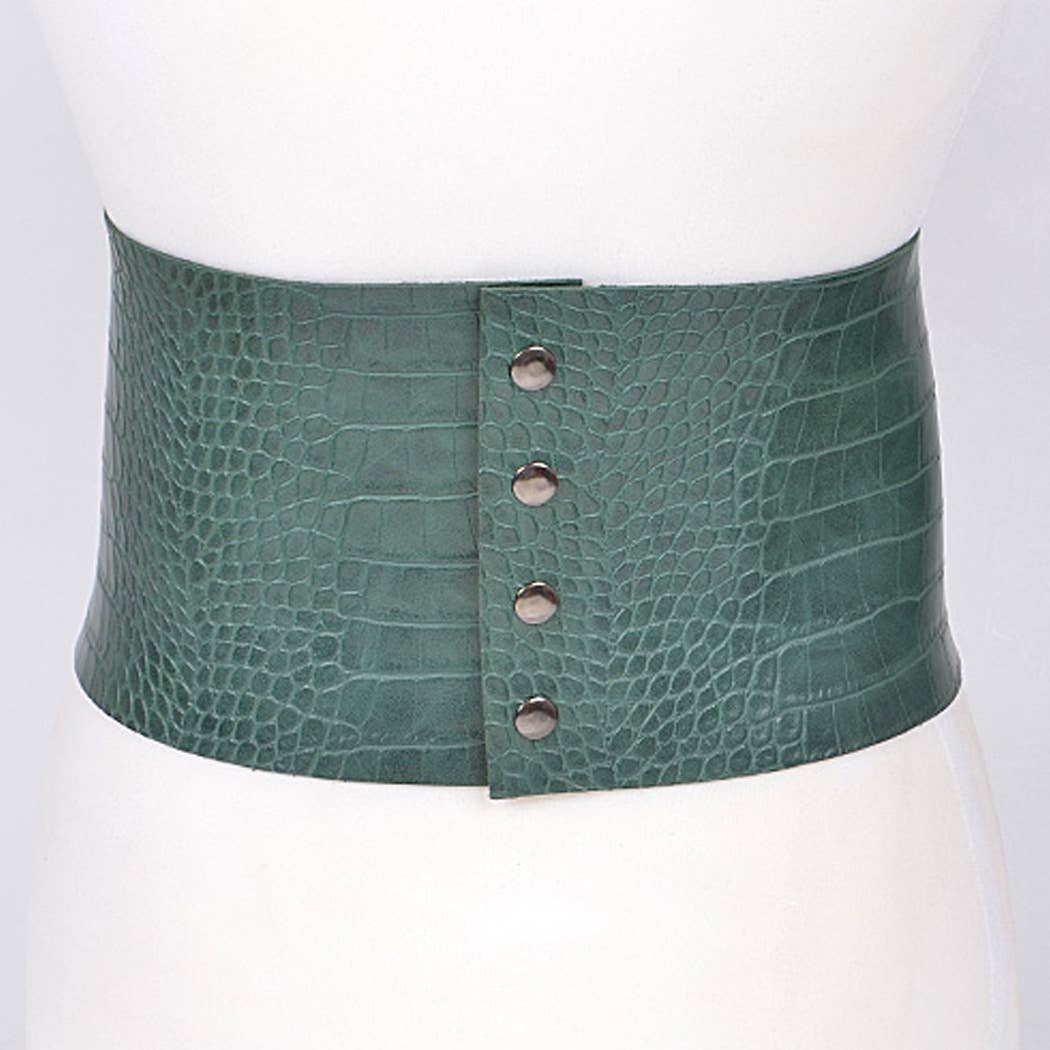 Crocodile Corset Belt