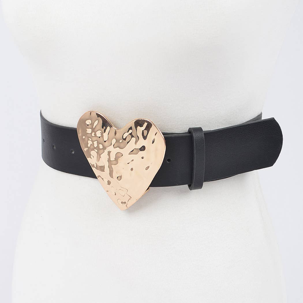 Hammered Heart Belt