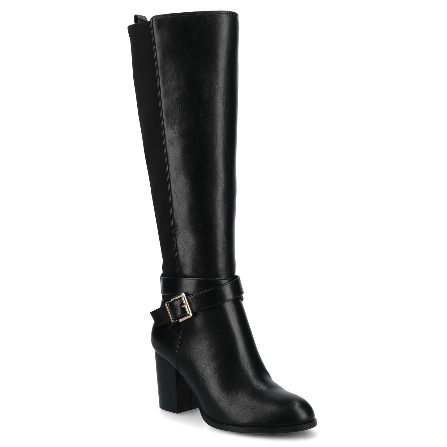 Journee Womens Avalonn Knee High Extra Wide-Calf Dress Boots