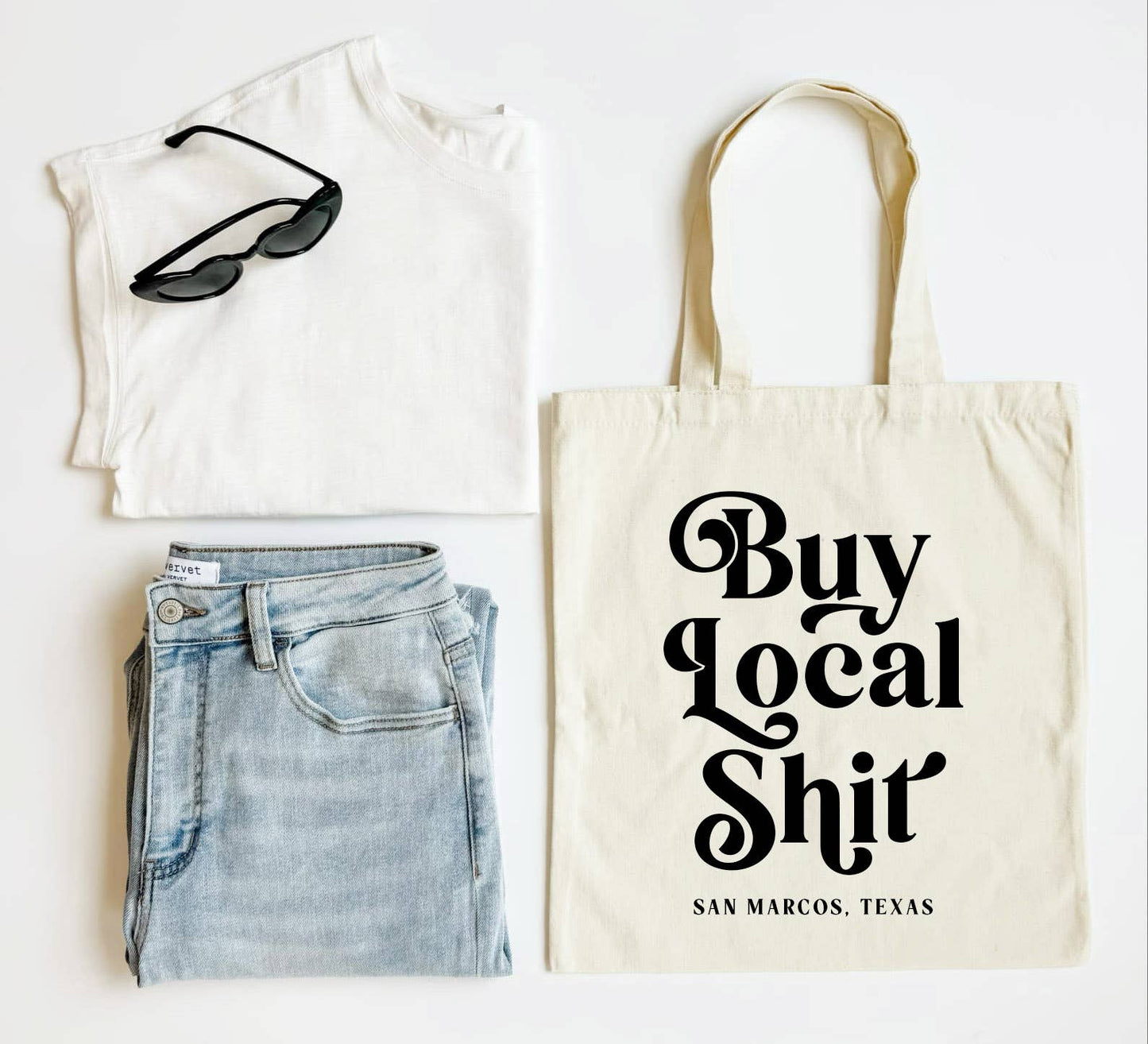 Buy Local Shit Tote
