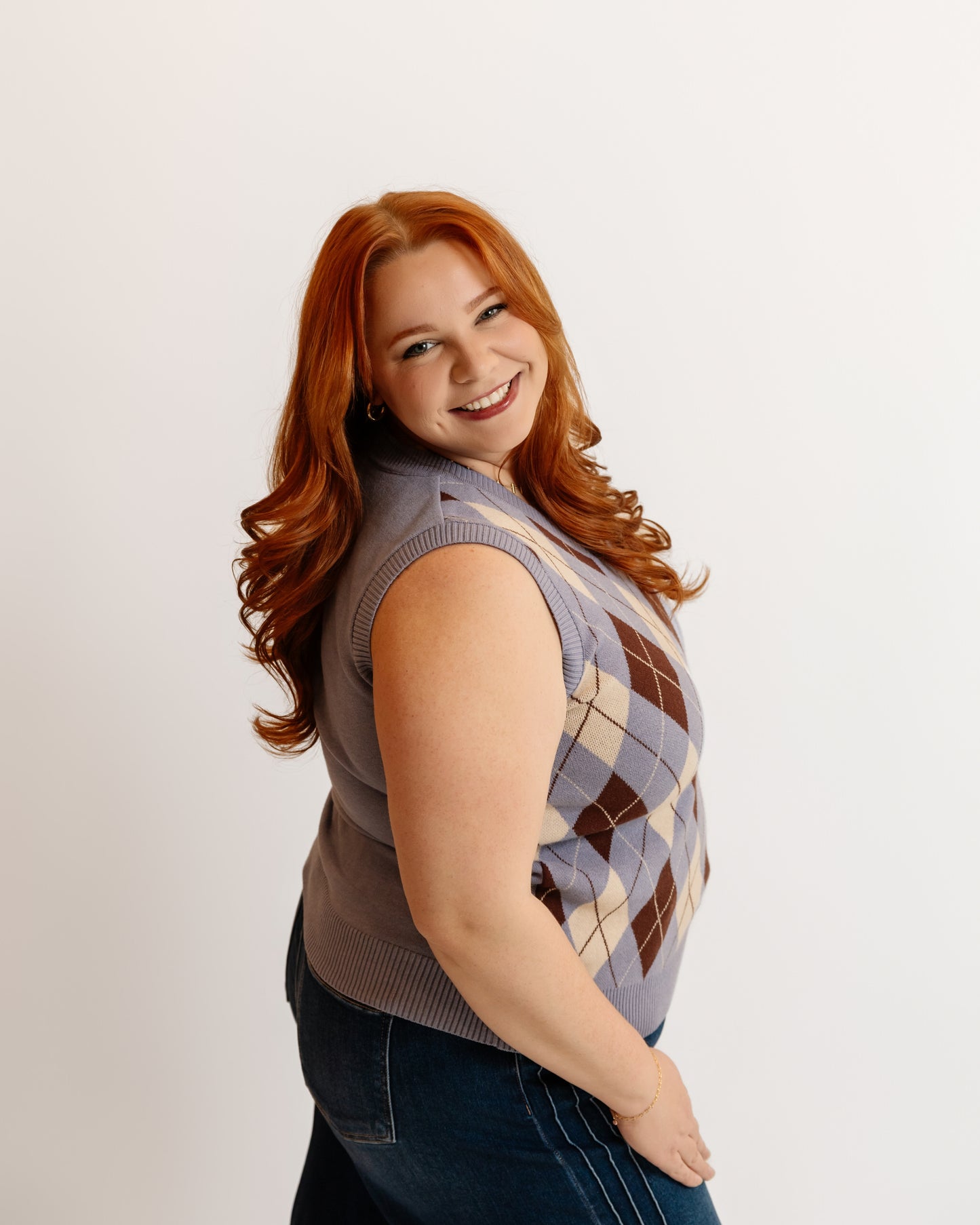 Sutton Argyle Sweater Vest