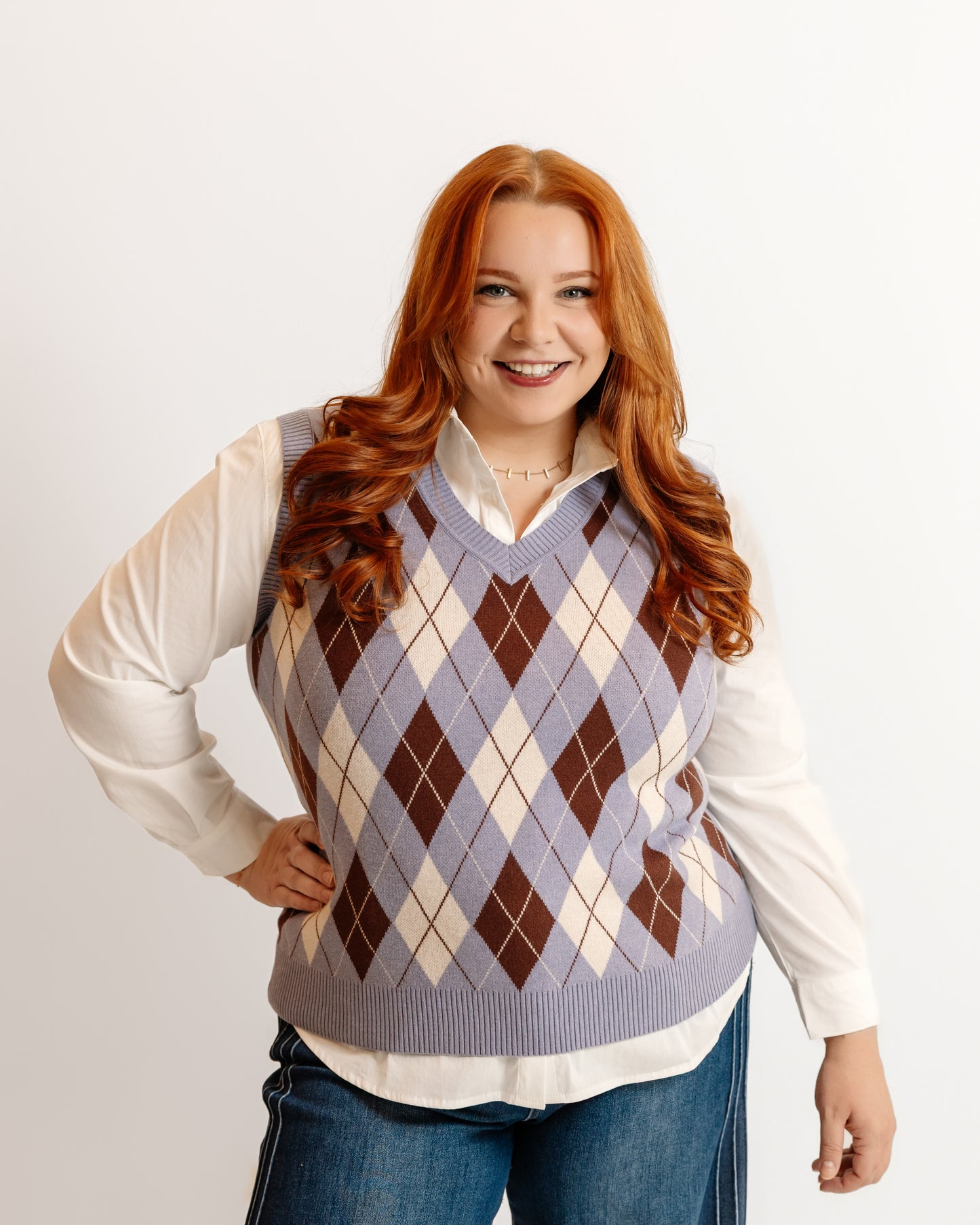 Sutton Argyle Sweater Vest