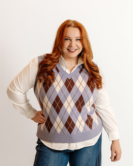 Sutton Argyle Sweater Vest