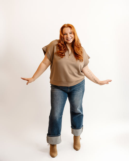 27" HR Cuffed Straight Leg by Risen