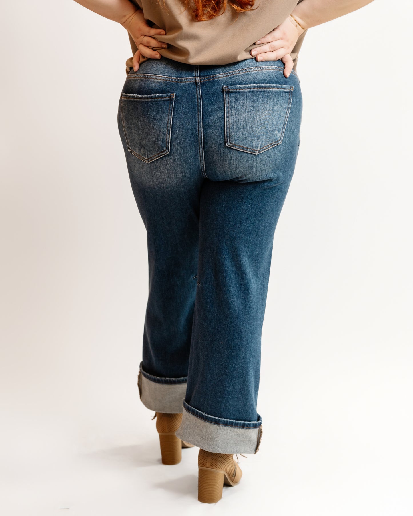 27" HR Cuffed Straight Leg by Risen