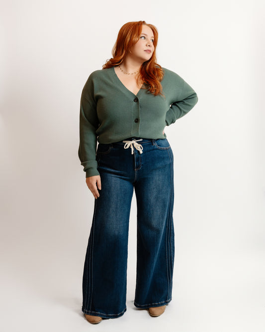 32" MR EB Drawstring Pintuck Wide by Risen