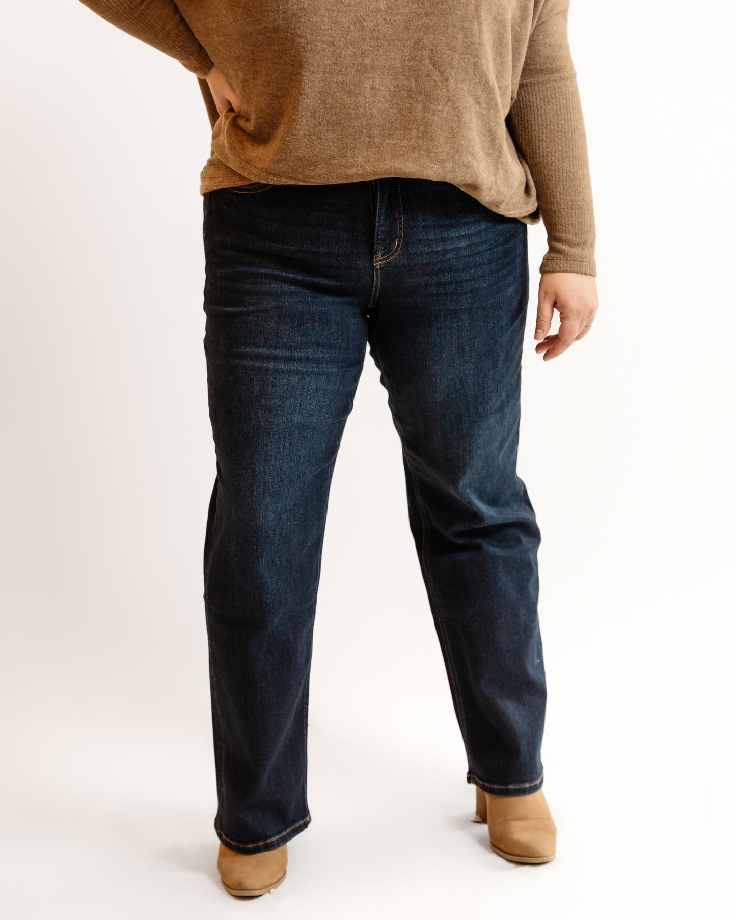 32" RFM High Rise Slim Wide Leg