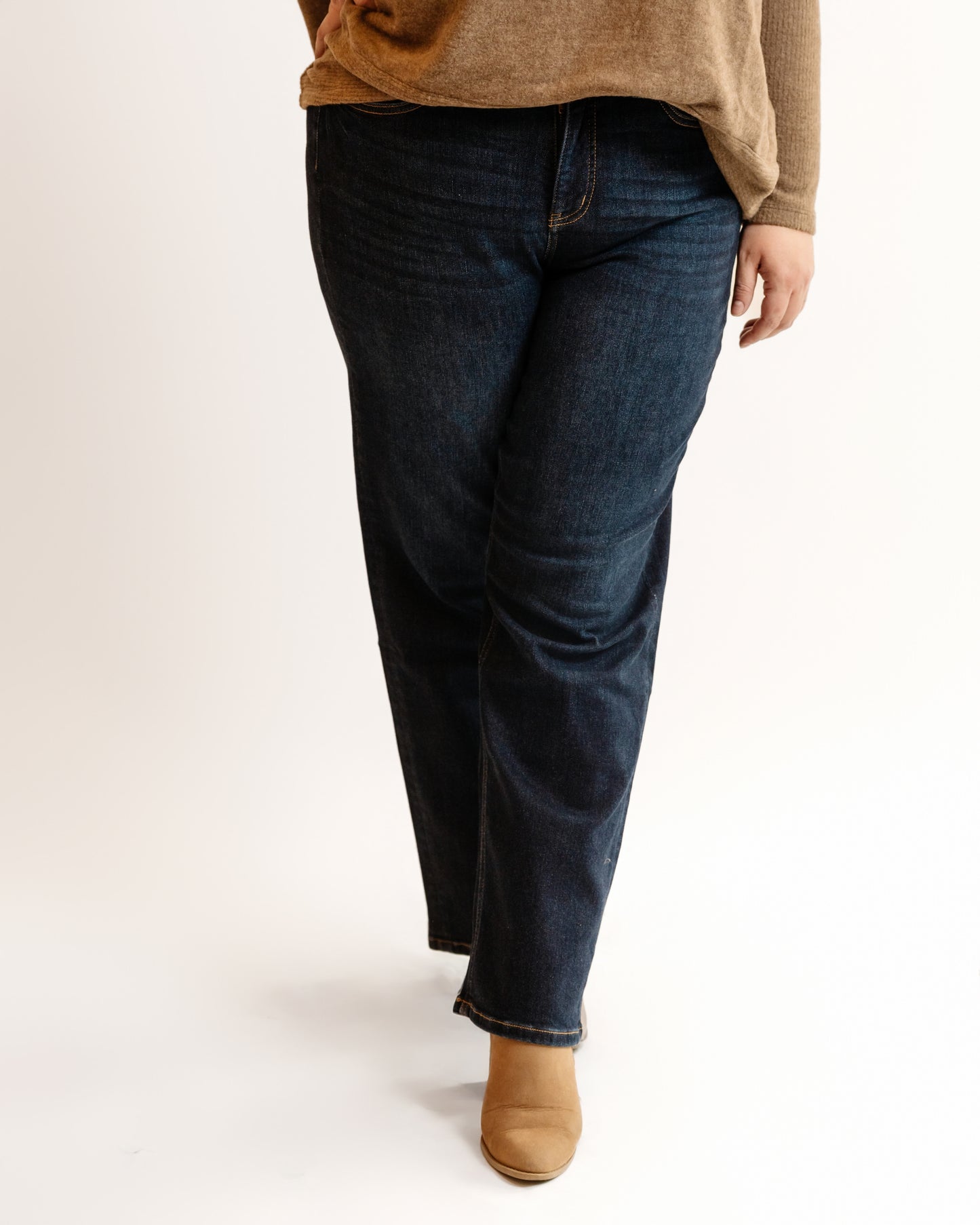 32" RFM High Rise Slim Wide Leg