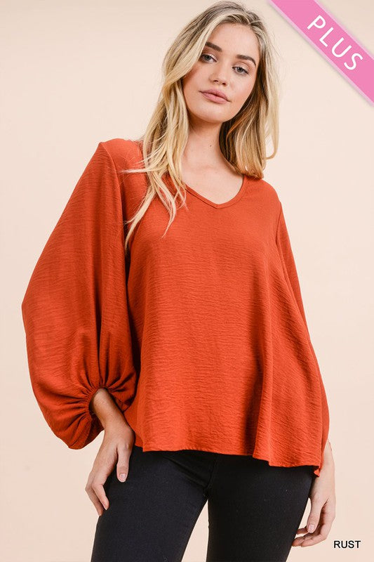 Billow Sleeve Blouse