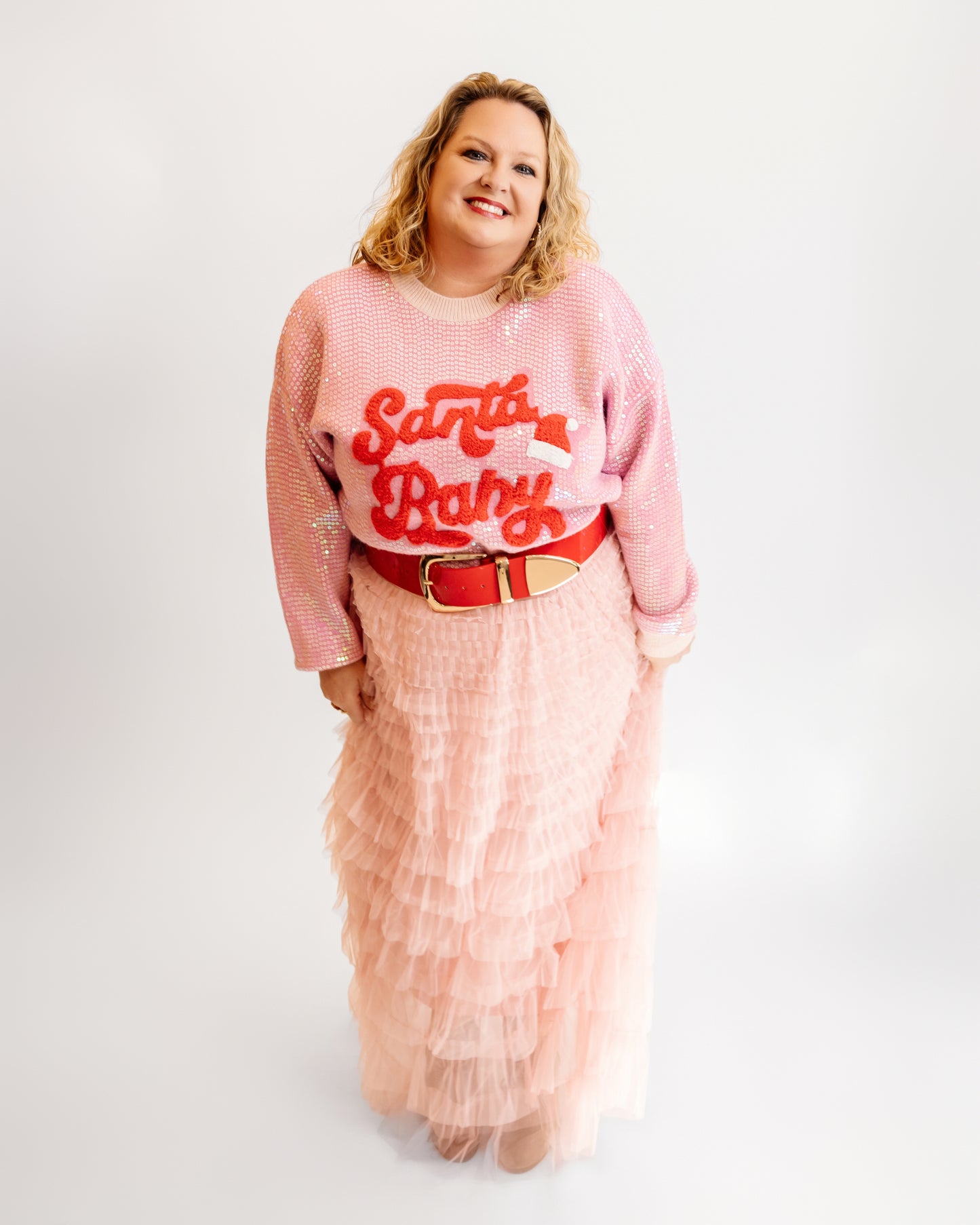 Santa Baby Sequins Sweater