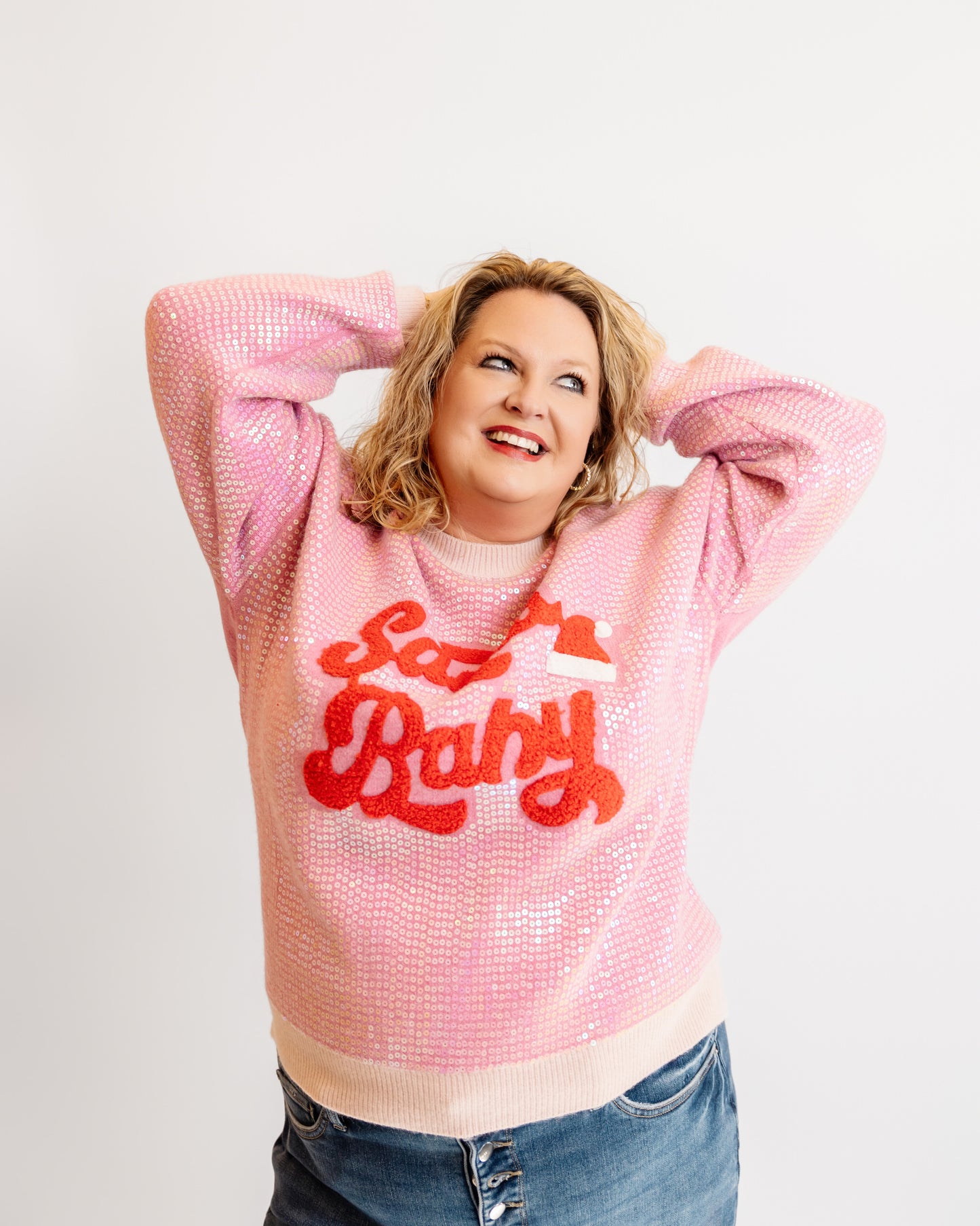 Santa Baby Sequins Sweater