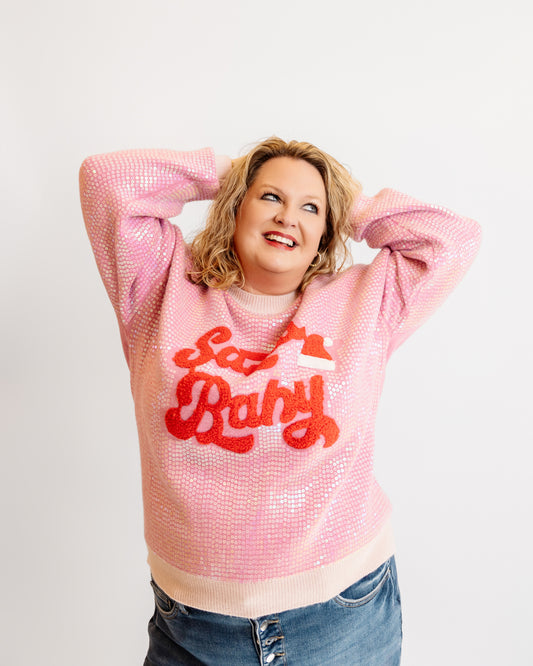 Santa Baby Sequins Sweater