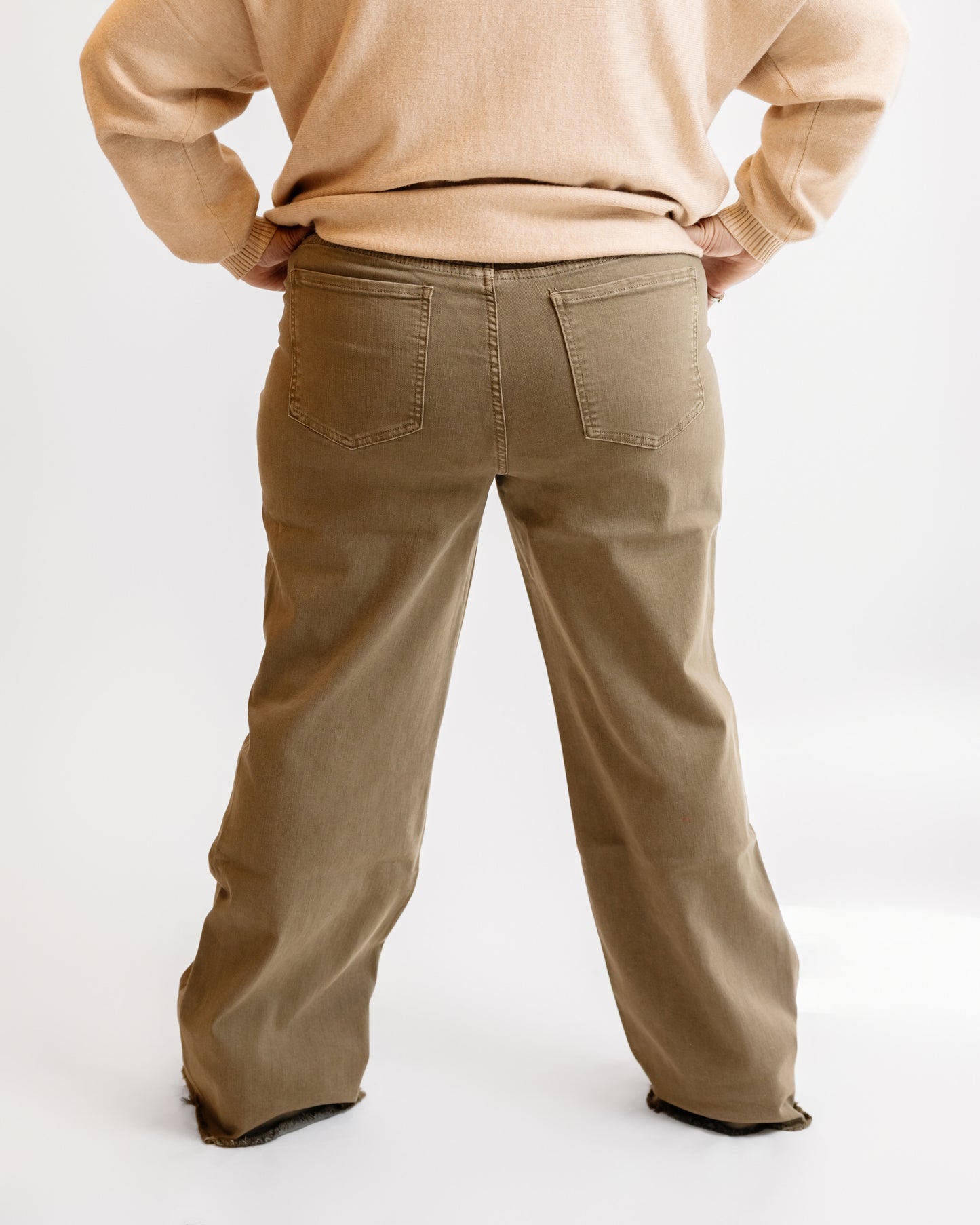 32" RFM HR Dyed Frayed Wide Leg