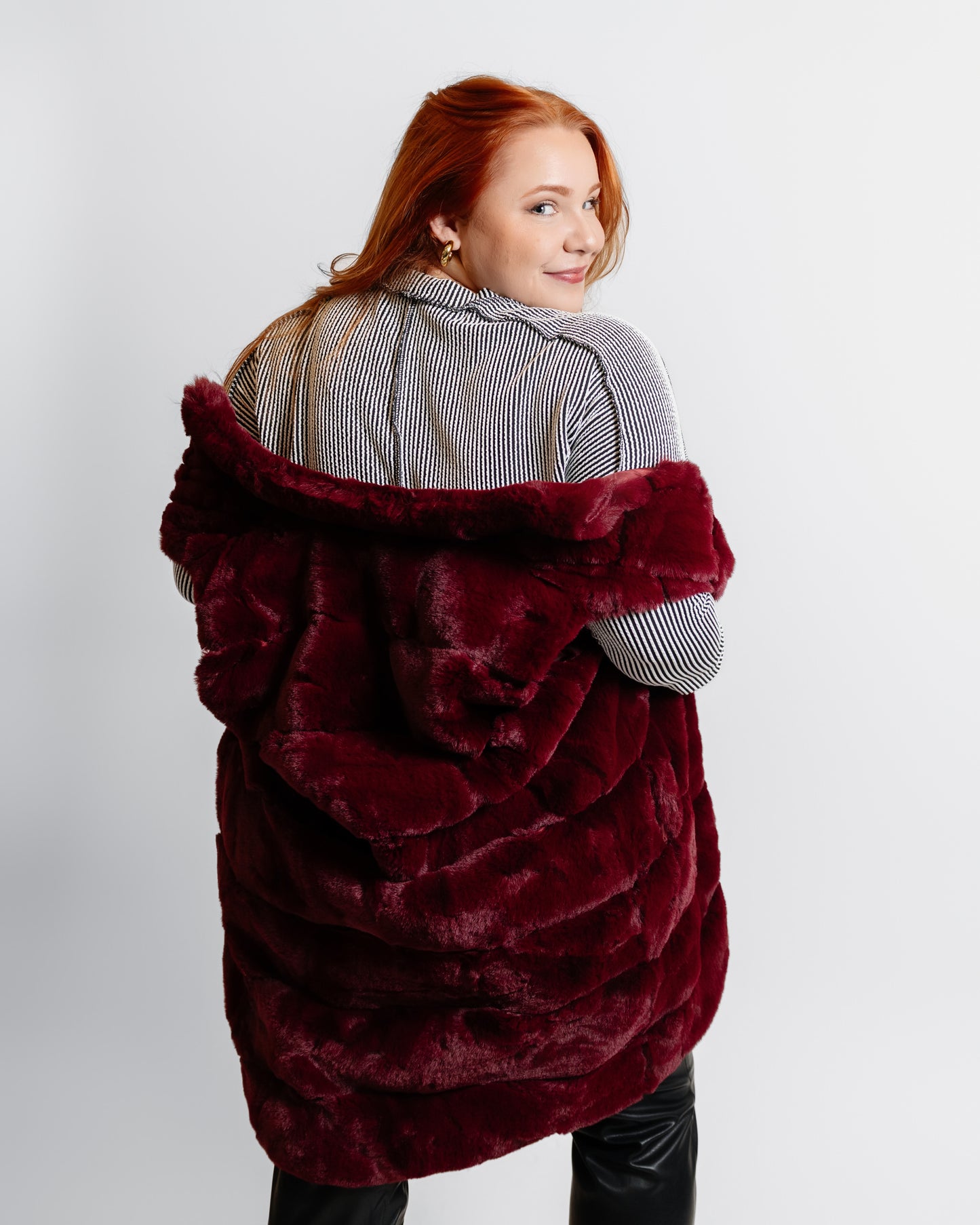 Plush Tiered Fur Vest