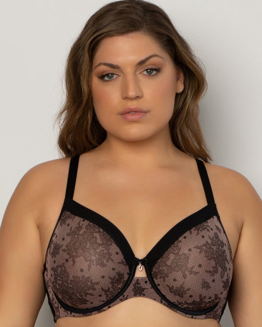 Bette Unlined Mesh Full Coverage Underwire Bra