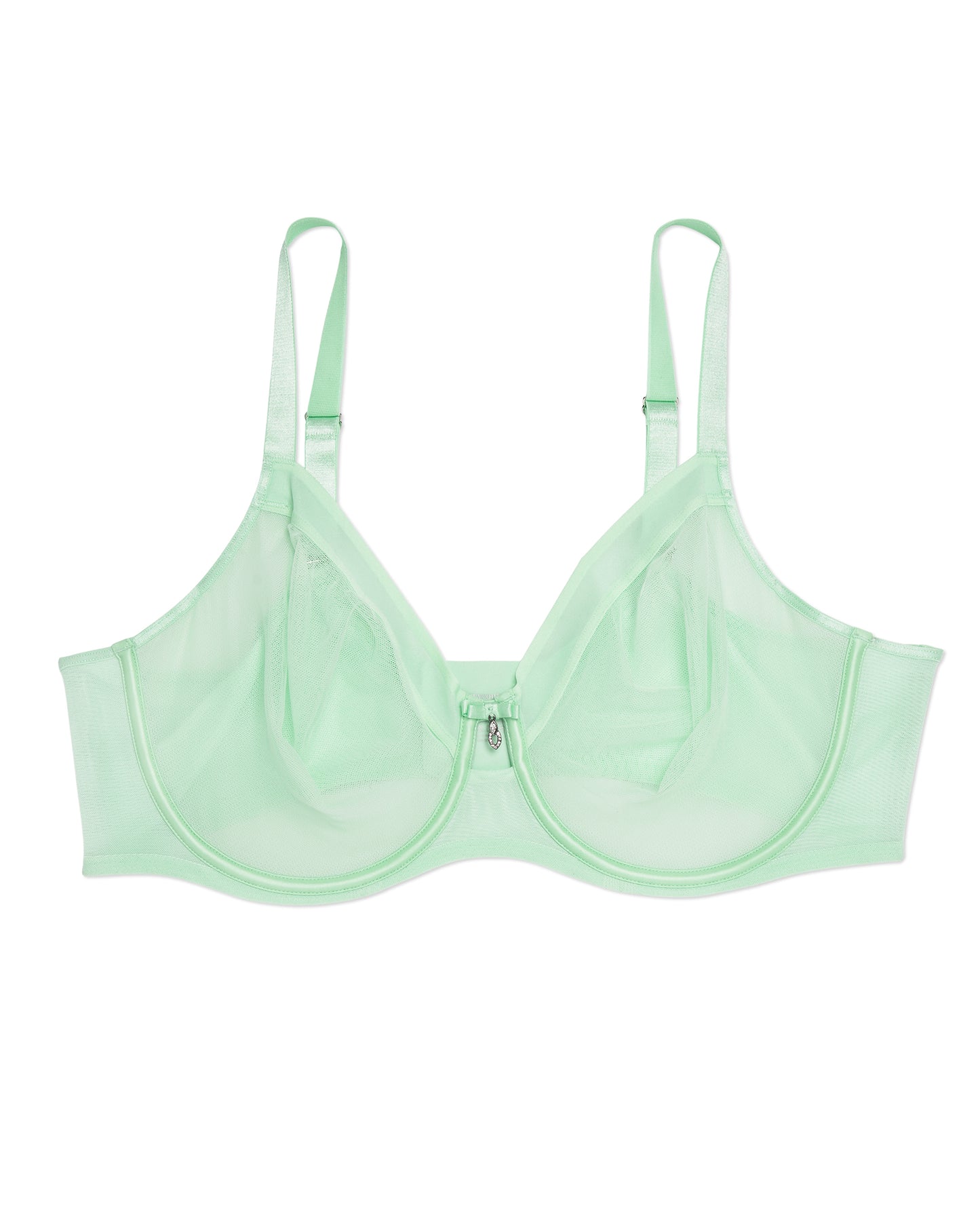 Grace Unlined Mesh Full Coverage Underwire Bra