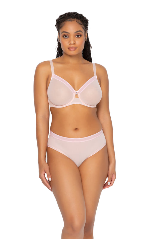 Rita Unlined Mesh Full Coverage Underwire Bra