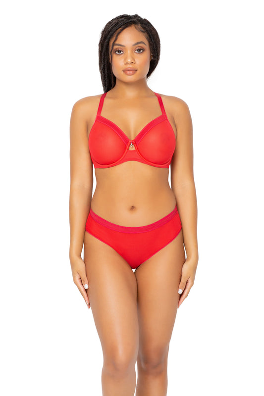 Dorothy Unlined Mesh Full Coverage Underwire Bra