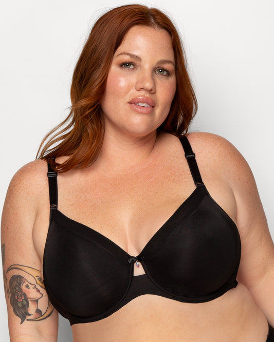 Ella Unlined Opaque Full Coverage Underwire Bra