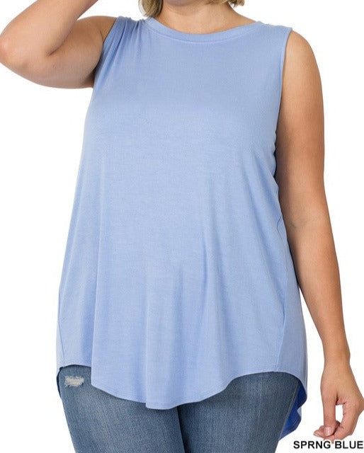 LUXE Round Neck sleeveless top