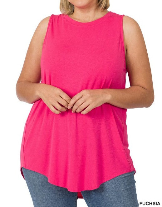 LUXE Round Neck sleeveless top