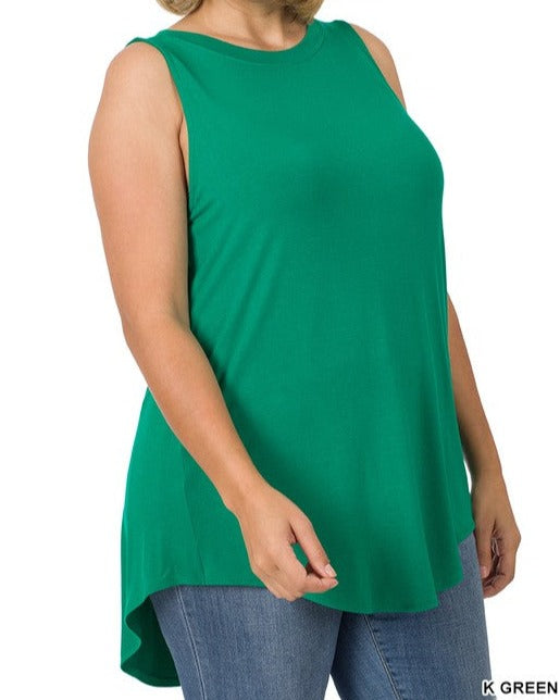 LUXE Round Neck sleeveless top