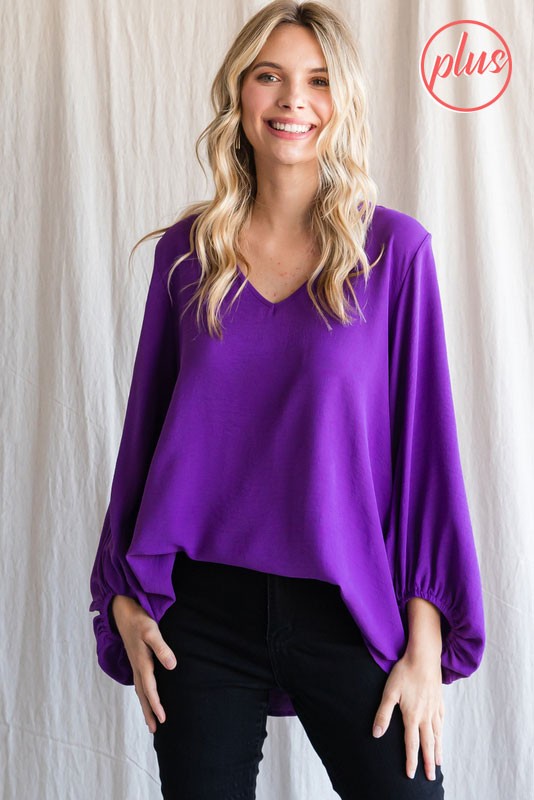 Billow Sleeve Blouse