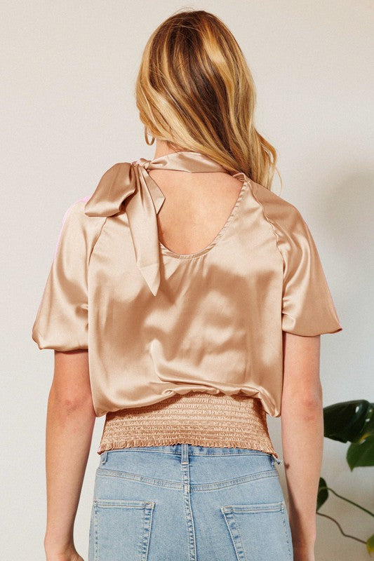 Amara Satin Blouse