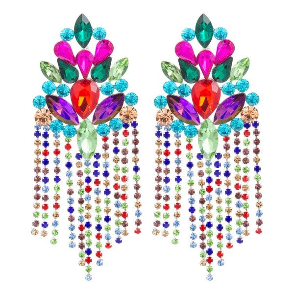 Multicolor Crystal Earrings