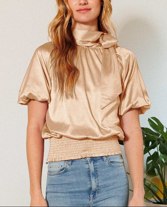 Amara Satin Blouse