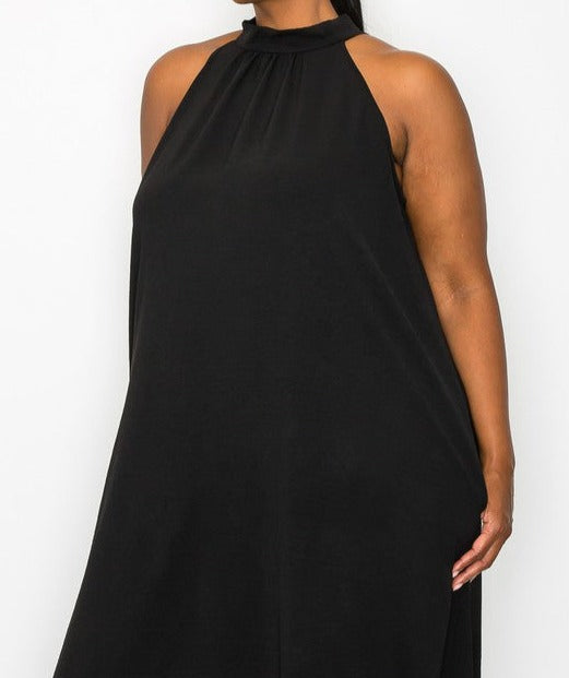 A Line Halter Dress