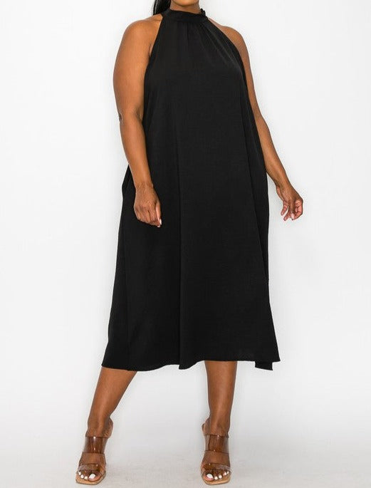 A Line Halter Dress