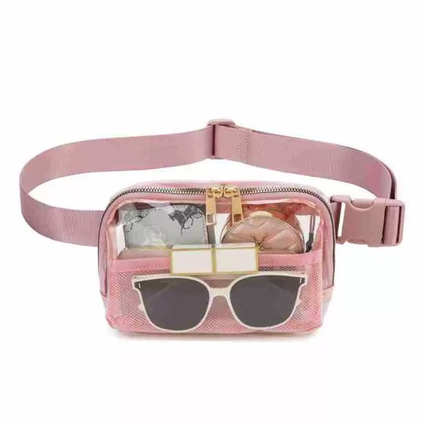 Clear Crossbody Belt Bag