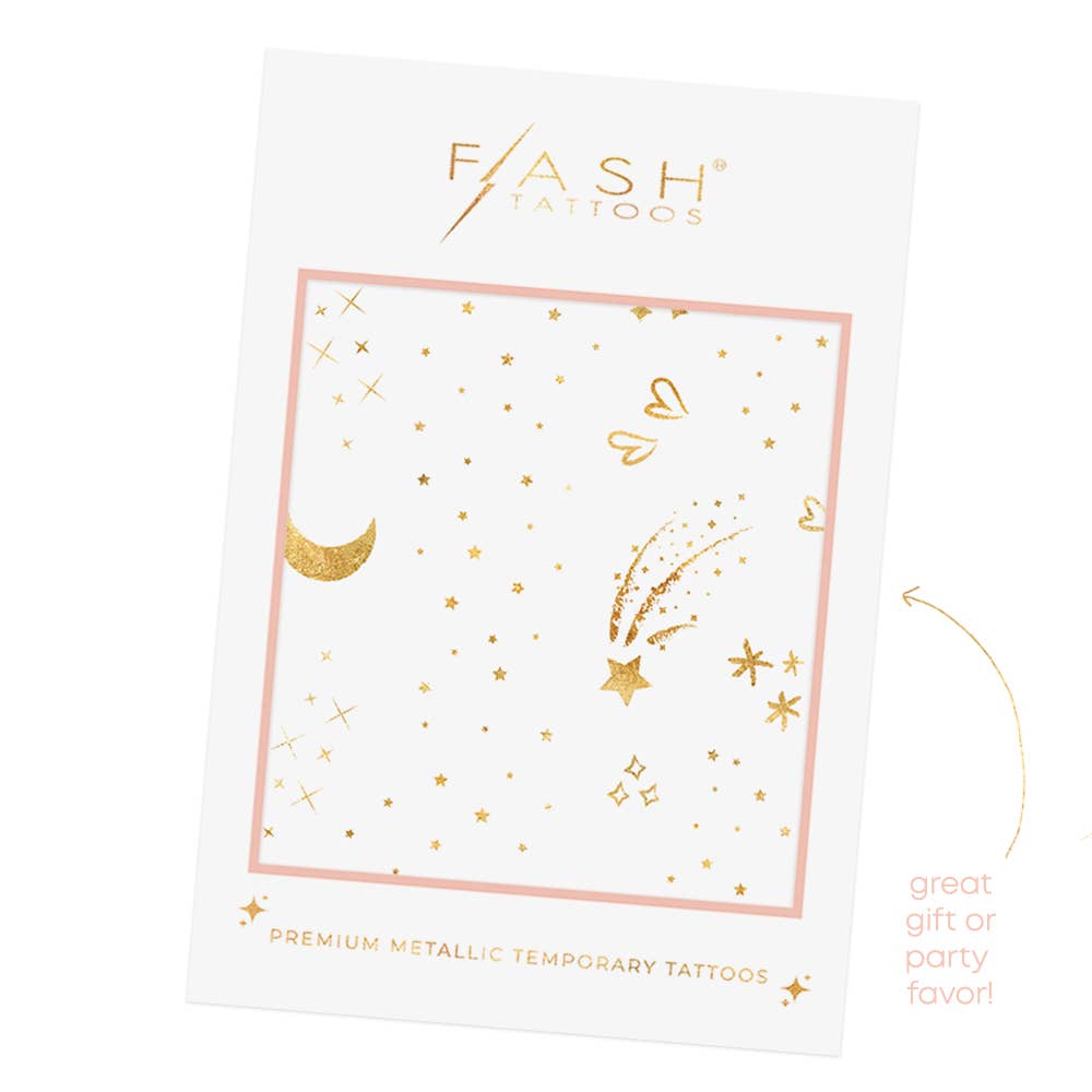 Pixie Dust Gold Freckle Face Tattoo Pack