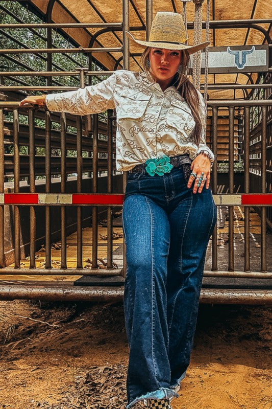 Rodeo Satin Snap Shirt