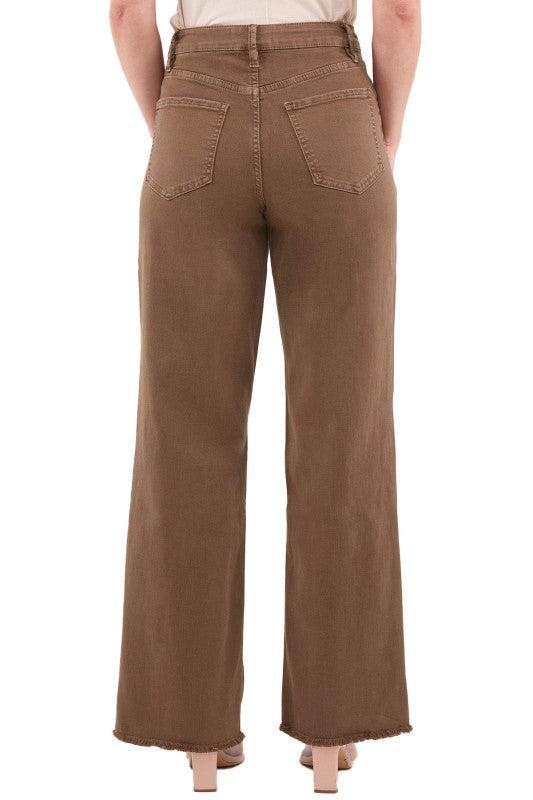 32" RFM HR Dyed Frayed Wide Leg