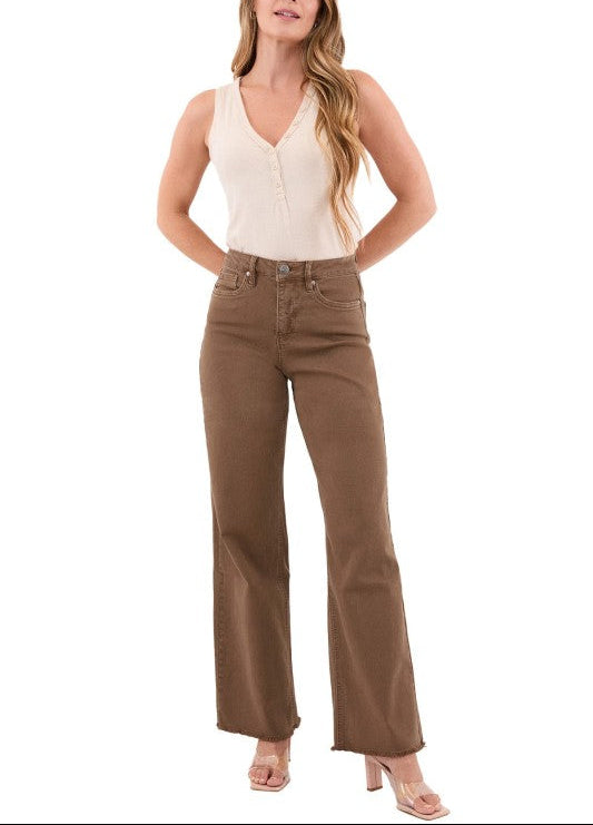 32" RFM HR Dyed Frayed Wide Leg