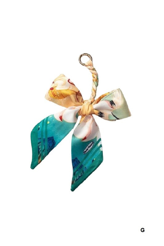Purse Keychain Scarf Charm