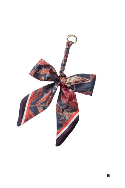 Purse Keychain Scarf Charm