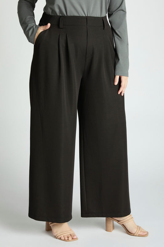30" Pull-On Wide Leg Trouser