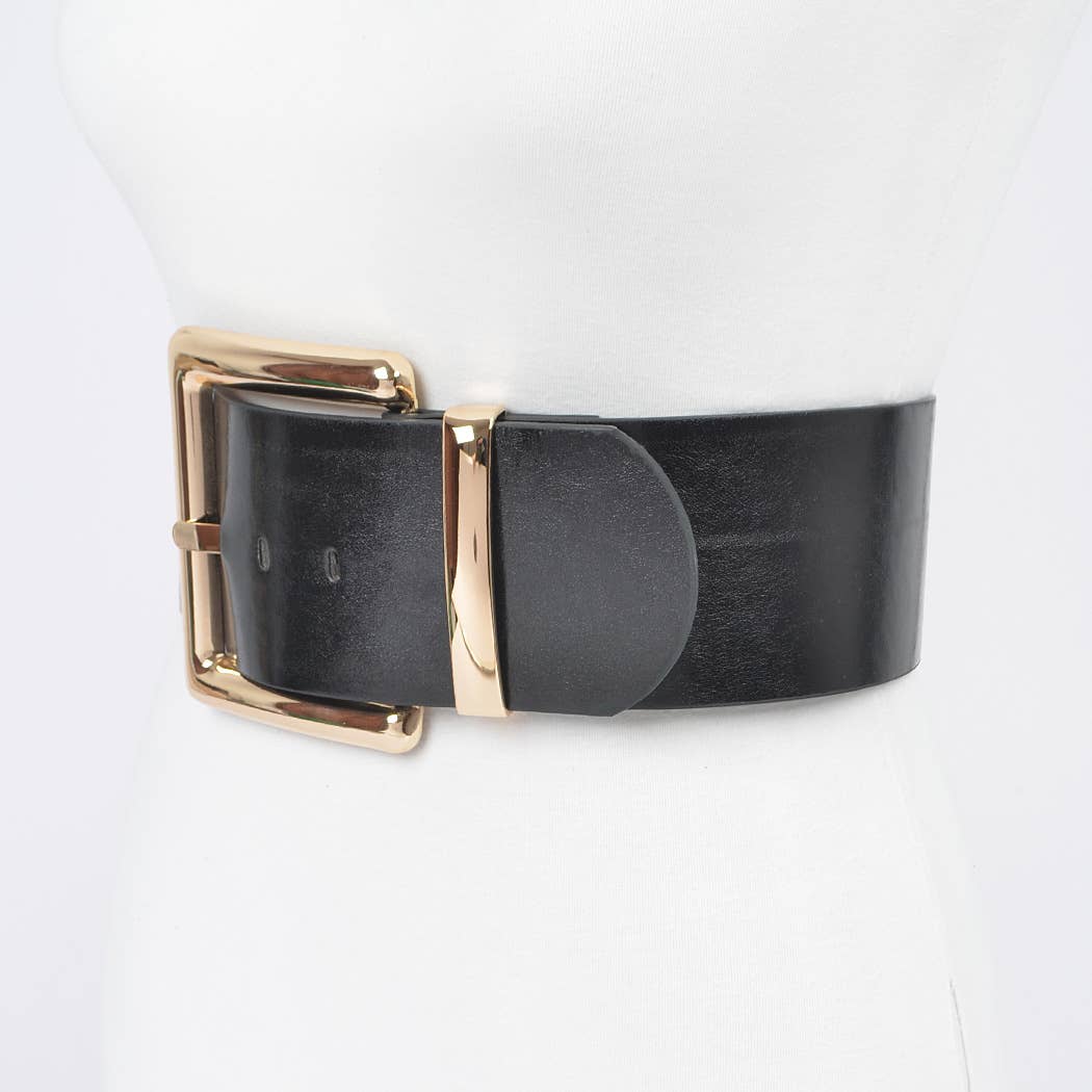 Oversized Square Buckle Belt