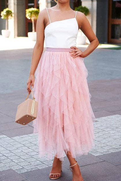 A-Line Tulle Skirt