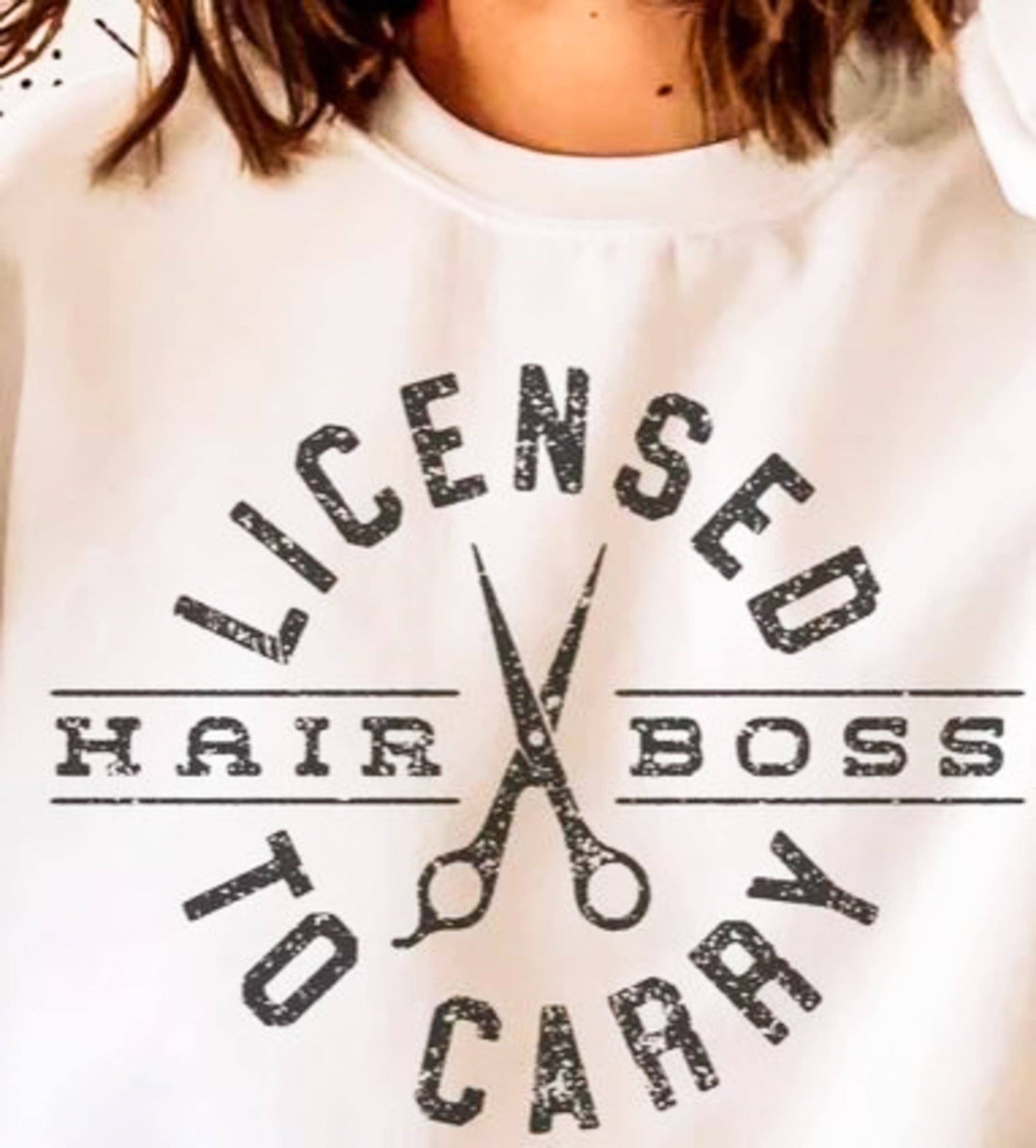 Hair Boss Licensed To Carry Tee