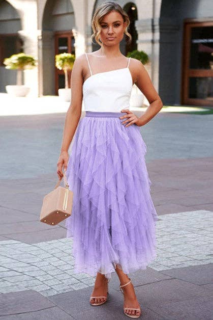 A-Line Tulle Skirt