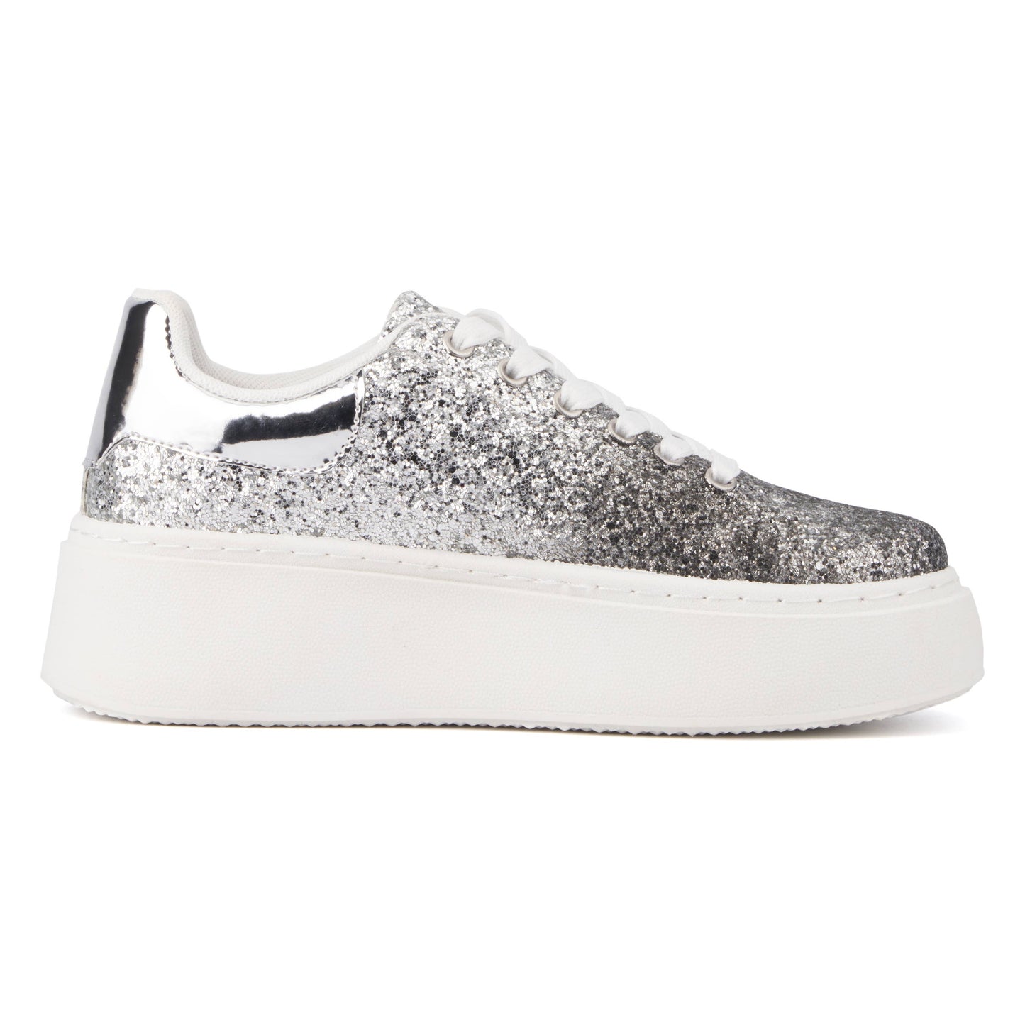 Chrome Ombre Platform Sneakers by New York & Co