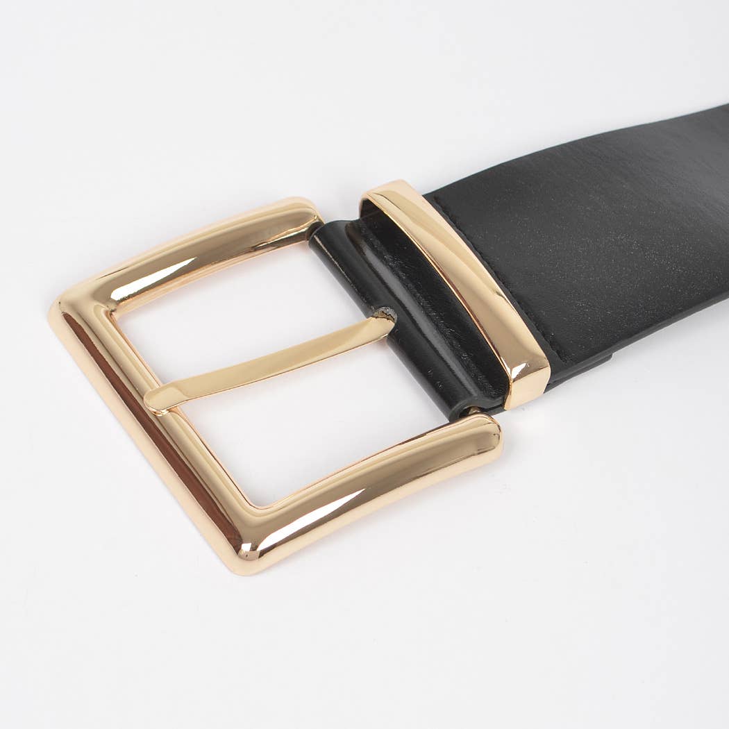 Oversized Square Buckle Belt