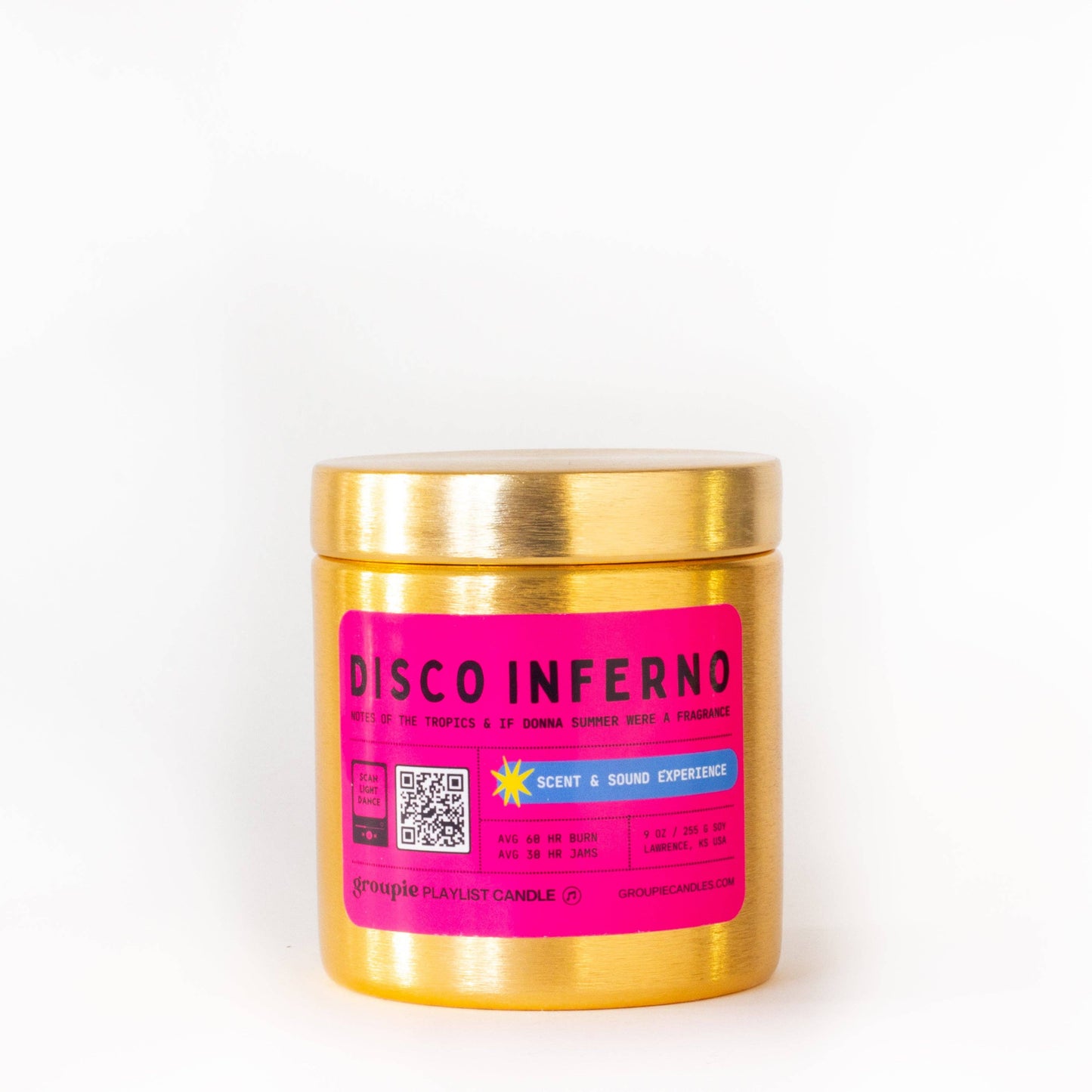 Disco Inferno Playlist Candle