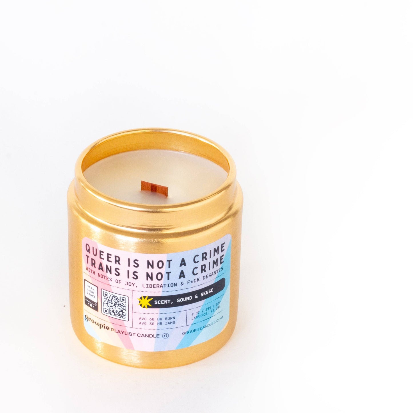 We Are Not A Crime (PRIDE) Playlist Candle