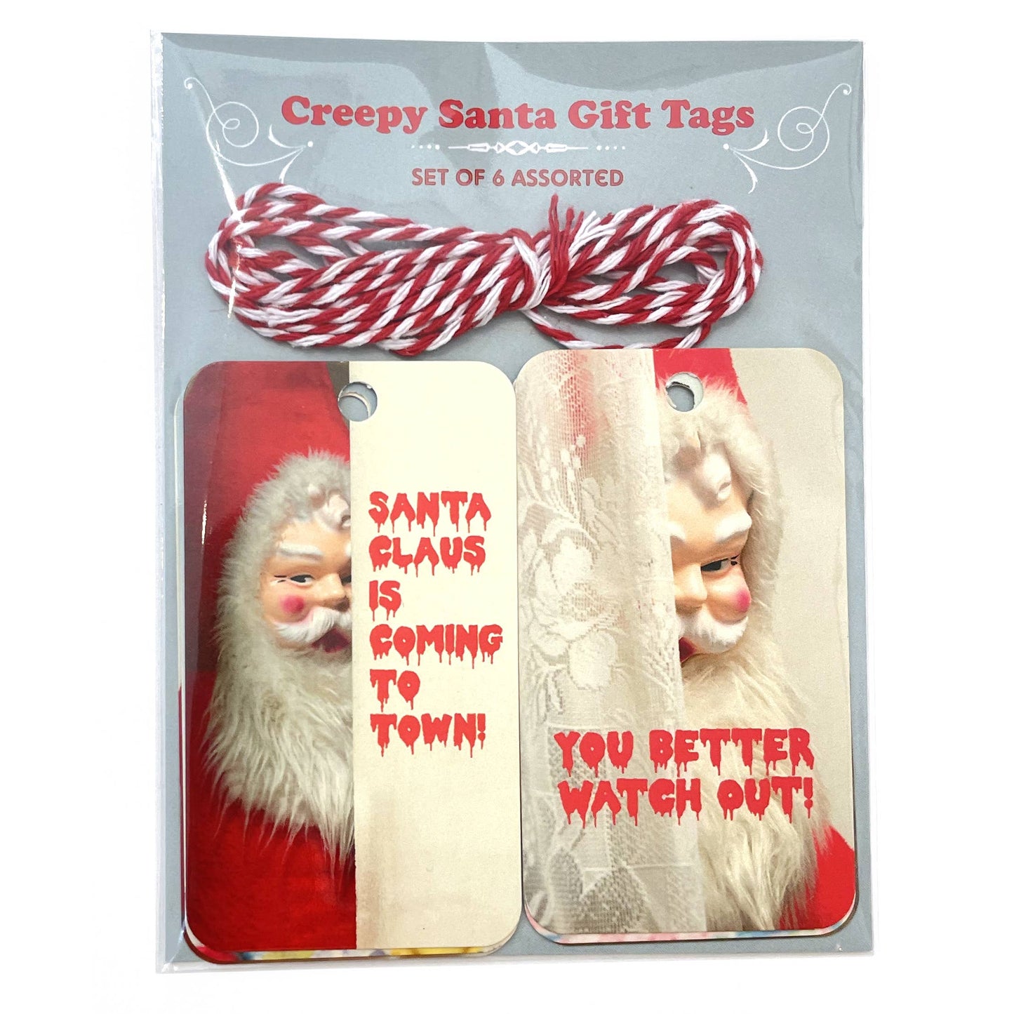 Creepy Santa Gift Tags (6)