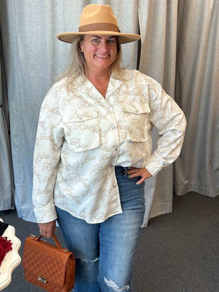 Rodeo Satin Snap Shirt